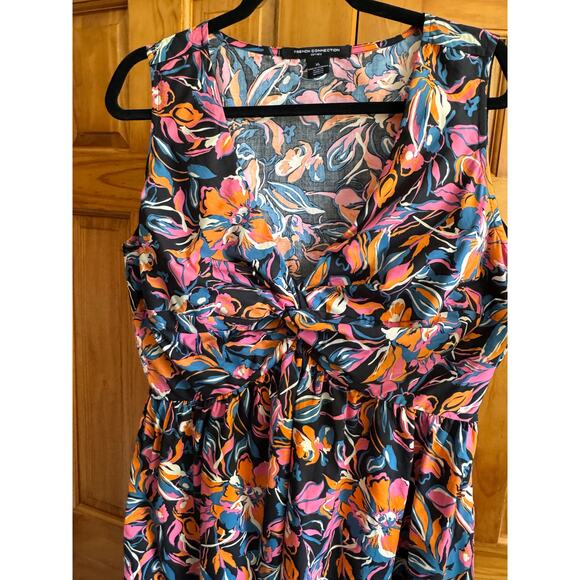 French Connection Bright Floral Sleeveless Maxi Dress - XL - New Without Tags - Picture 7 of 9